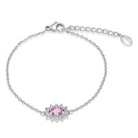 Bracciale Brand Donna Royale in Acciaio Cristallo 14BR033P - 14BR033P